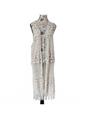 Cream Duster Vest